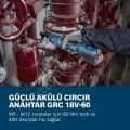 Bosch Profesyonel GRC 18V-60 Akülü Darbeli Somun Sıkma 2 Ah Çift Akülü 06019N8022