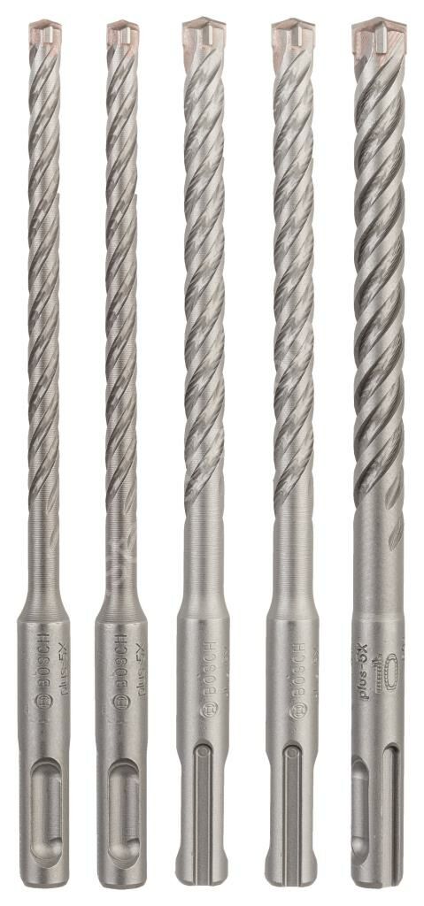 Bosch - SDS plus-5X Serisi Kırıcı Delici Matkap Ucu 5 Parça Set (6,6,8,8,10 x 160 mm) 2608833911
