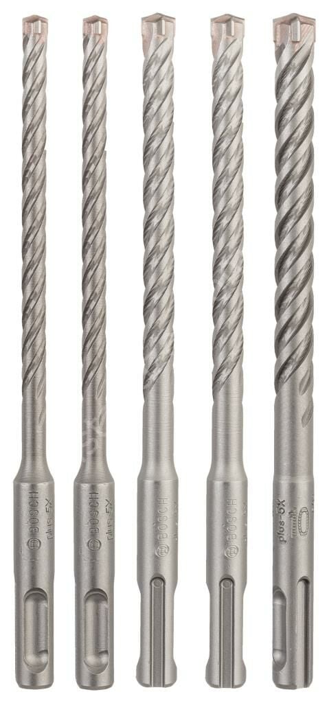 Bosch - SDS plus-5X Serisi Kırıcı Delici Matkap Ucu 5 Parça Set (6,6,8,8,10 x 160 mm) 2608833911