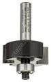 Bosch - Standard Seri Ahşap İçin Çift Oluklu, Sert Metal Bilya Yataklı Lamba Açma Frezesi 8*31,8*54 mm 2608628350