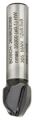 Bosch - Standard Seri Ahşap İçin Çift Oluklu, Sert Metal Dalma Yarımay Freze 8*12*40*6 mm 2608628368