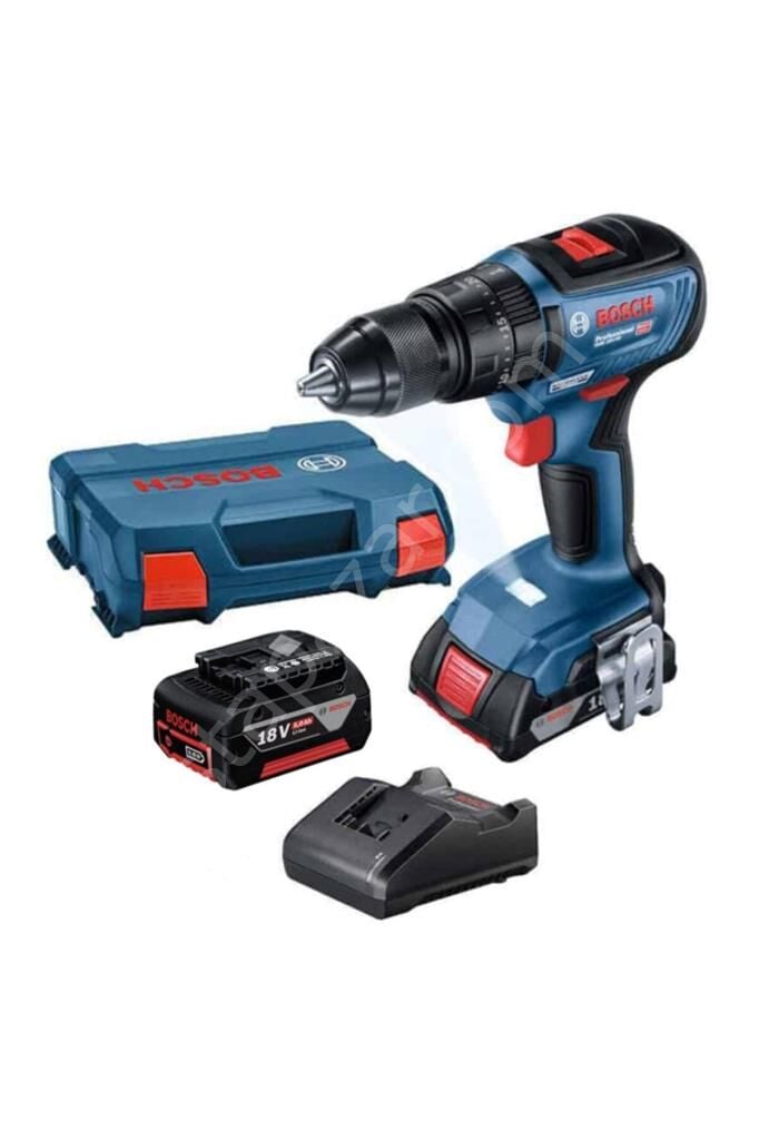 Bosch GSB 18V-50 Çift Akülü 2 Ah + 5 Ah Vidalama Makinesi 06019h5103