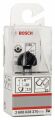 Bosch - Standard Seri Ahşap İçin Çift Oluklu, Sert Metal Dalma Yarımay Freze 8*20*46*10 mm 2608628370