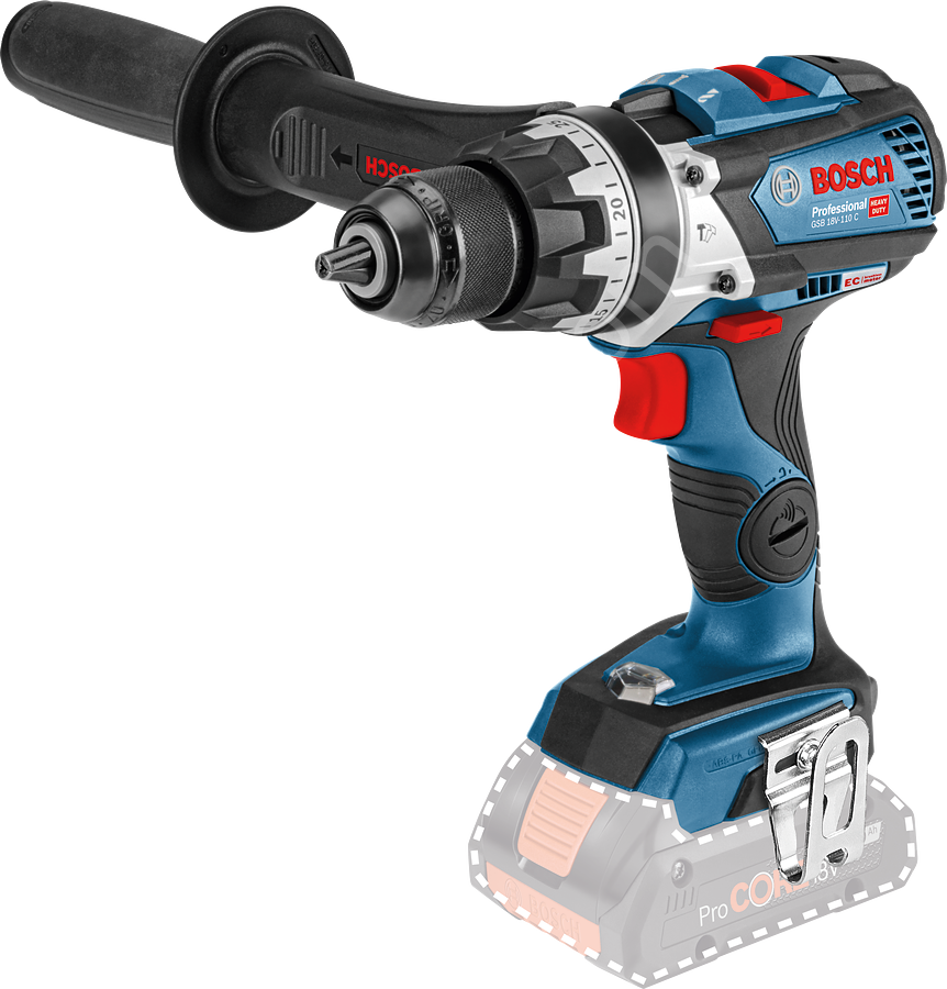 Bosch Professional GSB 18V-110 C (Solo) Akülü Darbeli Delme Vidalama Makinesi 06019G030A