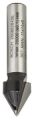 Bosch - Standard Seri Ahşap İçin Çift Oluklu Sert Metal V-Kanal Freze 8*11*45 mm 2608628406