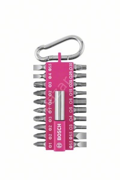 - 21 Parça Yaylı Kancalı Vidalama(Pembe)