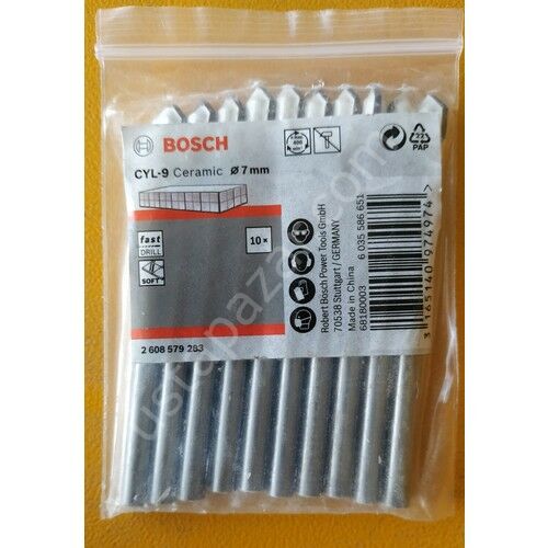 Cyl-9 Seramik Matkap Ucu 7*80 mm 10'lu