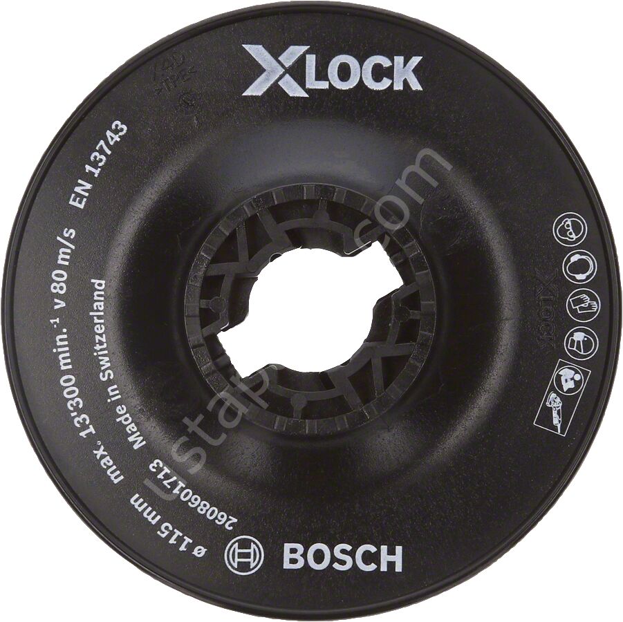Bosch - X-LOCK - 115 mm Fiber Disk Sert Taban 2608601713