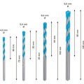 Expert Multiconstruction Cyl-9 Delme Ucu Seti 4/5/6/8 mm 4 Parça