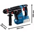 Bosch Gbh 187 Lı One Chuck Akülü Kırıcı Delici 18 Volt (Akü ve Şarj Aleti Hariç)