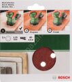 Bosch - Eksantirik Zımpara Kağıdı 5'li, 125 mm 40 Kum 8 Delik