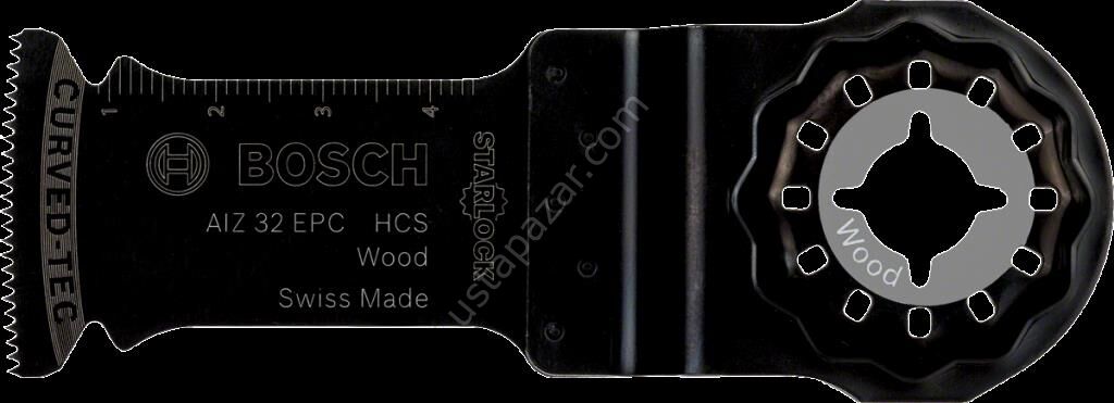 Bosch - Starlock - AIZ 32 EPC - HCS Ahşap İçin Daldırmalı Testere Bıçağı 5'li 2608661626