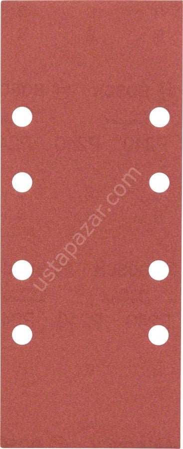 Bosch - Titreşimli Zımpara Kağıdı 10'lu, 93 x 230 mm 240 Kum 8 Delik