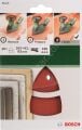 Bosch - Multi Zımpara Kağıdı 10'lu, 102 x 62/93 mm 180 Kum 11 Delik