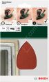 Bosch - Multi Zımpara Kağıdı 5'li, 95 x 135 mm 180 Kum 4 Delik
