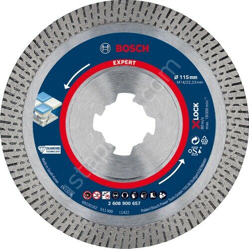 Bosch Expert Hardceramic X-Lock Elmas Kesme Diski 115 x 22,23 x 1,4 x 10 mm