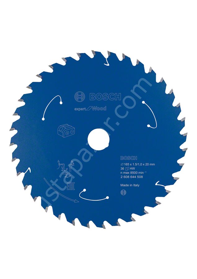 Bosch - Expert for Serisi Ahşap için Akülü Daire Testere Bıçağı 160*20 mm 36 Diş 2608644508