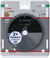 Bosch - Standard for Serisi Ahşap için Akülü Daire Testere Bıçağı 165*20 mm 48 Diş