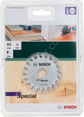 Bosch - PKS16 Çoklu Malzeme için Daire Testere Bıçağı  65x15 mm-20 Diş