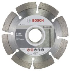 Bosch - Standard Seri Beton İçin, 9+1 Elmas Kesme Diski Set 115 mm