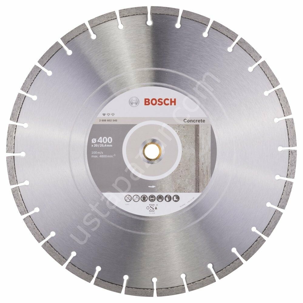Bosch - Standard Seri Beton İçin Elmas Kesme Diski 400 mm 2608602545