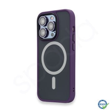 iPhone 14 Pro Spada Panzer Magsafe Deep Purple Kapak