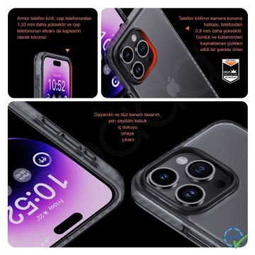 iPhone 13 Pro Spada Armor Black Kapak