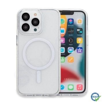 iPhone 13 Pro Spada Diamond Magsafe Silver Kapak