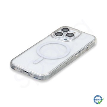 iPhone 13 Pro Spada Diamond Magsafe Silver Kapak