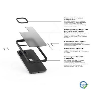 iPhone 13 Pro Max Spada Panzer Black Kapak