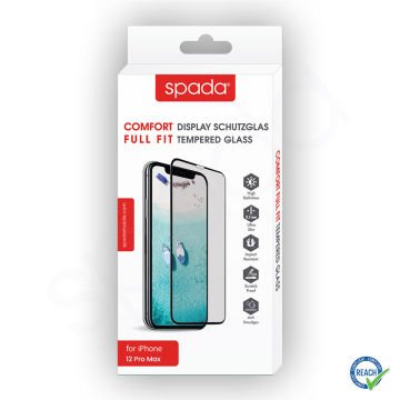 iPhone 12 Pro Max Spada Comfort Temperli Tam Ekran Koruma Camı