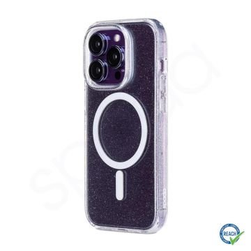 iPhone 14 Pro Max Spada Diamond Magsafe Şeffaf Kapak