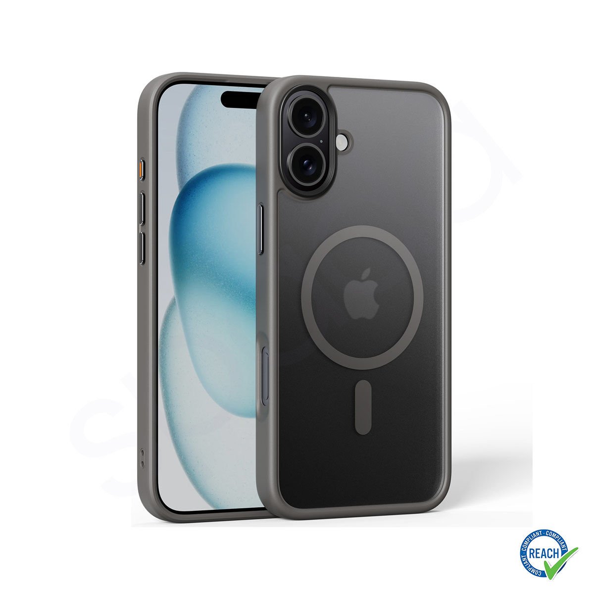 iPhone 16 Spada Panzer Magsafe Gray Kapak