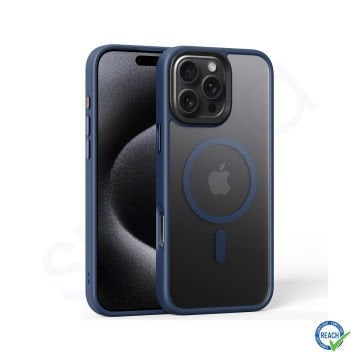 iPhone 16 Pro Spada Panzer Magsafe Mavi Kapak