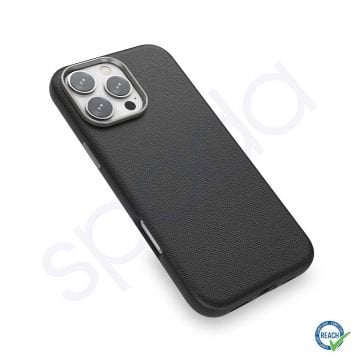 iPhone 16 Pro Spada Pelle Magsafe Siyah Kapak