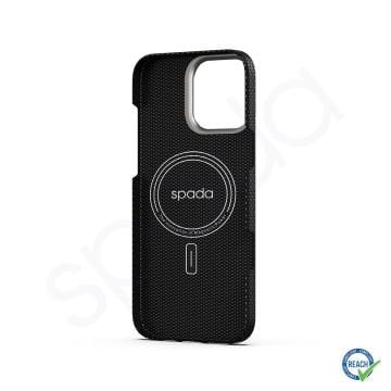 iPhone 16 Pro Spada Premium Kevlar Magsafe Siyah Kapak