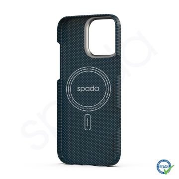 iPhone 16 Pro Max Spada Premium Kevlar Magsafe Lacivert Kapak