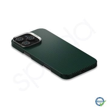 iPhone 16 Pro Max Spada Premium Kevlar Magsafe Yeşil Kapak