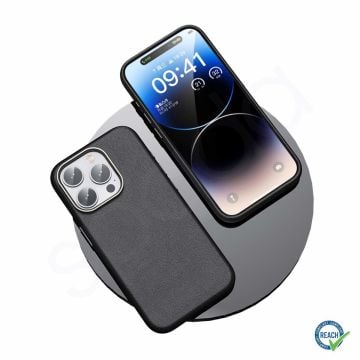 iPhone 14 Pro Spada Pelle Magsafe Black Kapak
