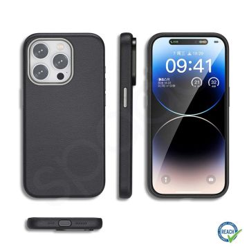 iPhone 14 Pro Max Spada Pelle Magsafe Gray Kapak