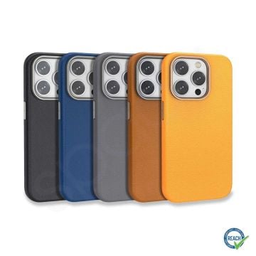 iPhone 14 Pro Spada Pelle Magsafe Gray Kapak