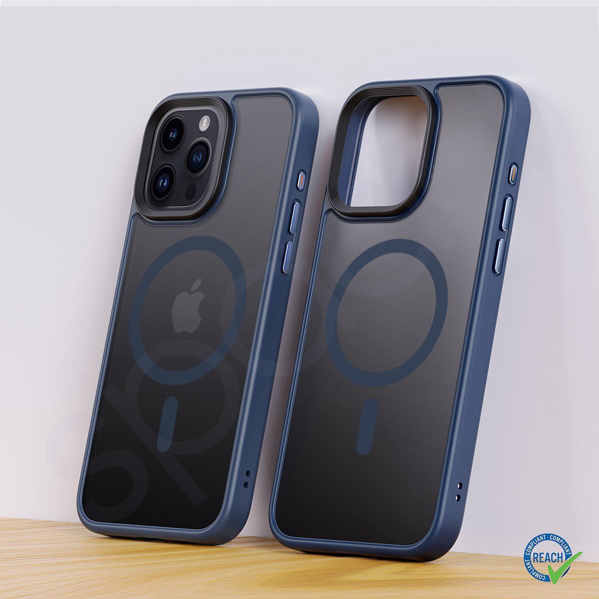 iPhone 13 Pro Spada Panzer Magsafe Dark Blue Kapak
