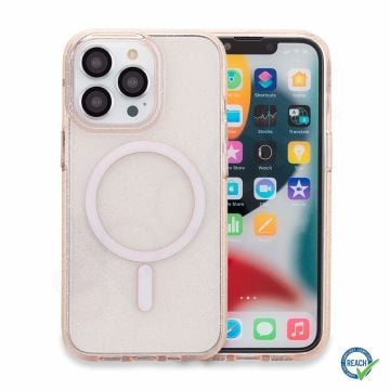 iPhone 14 Pro Max Spada Diamond Magsafe Gold Kapak