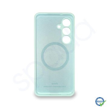 Samsung S25 Spada Liquid Silikon Magsafe Kılıf - Buz Mavisi