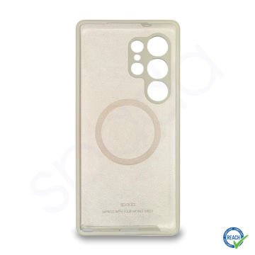 Samsung S25 Ultra Spada Silikon Magsafe Kılıf - Gri