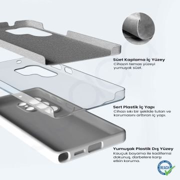 Samsung S25 Ultra Spada Silikon Magsafe Kılıf - Silver