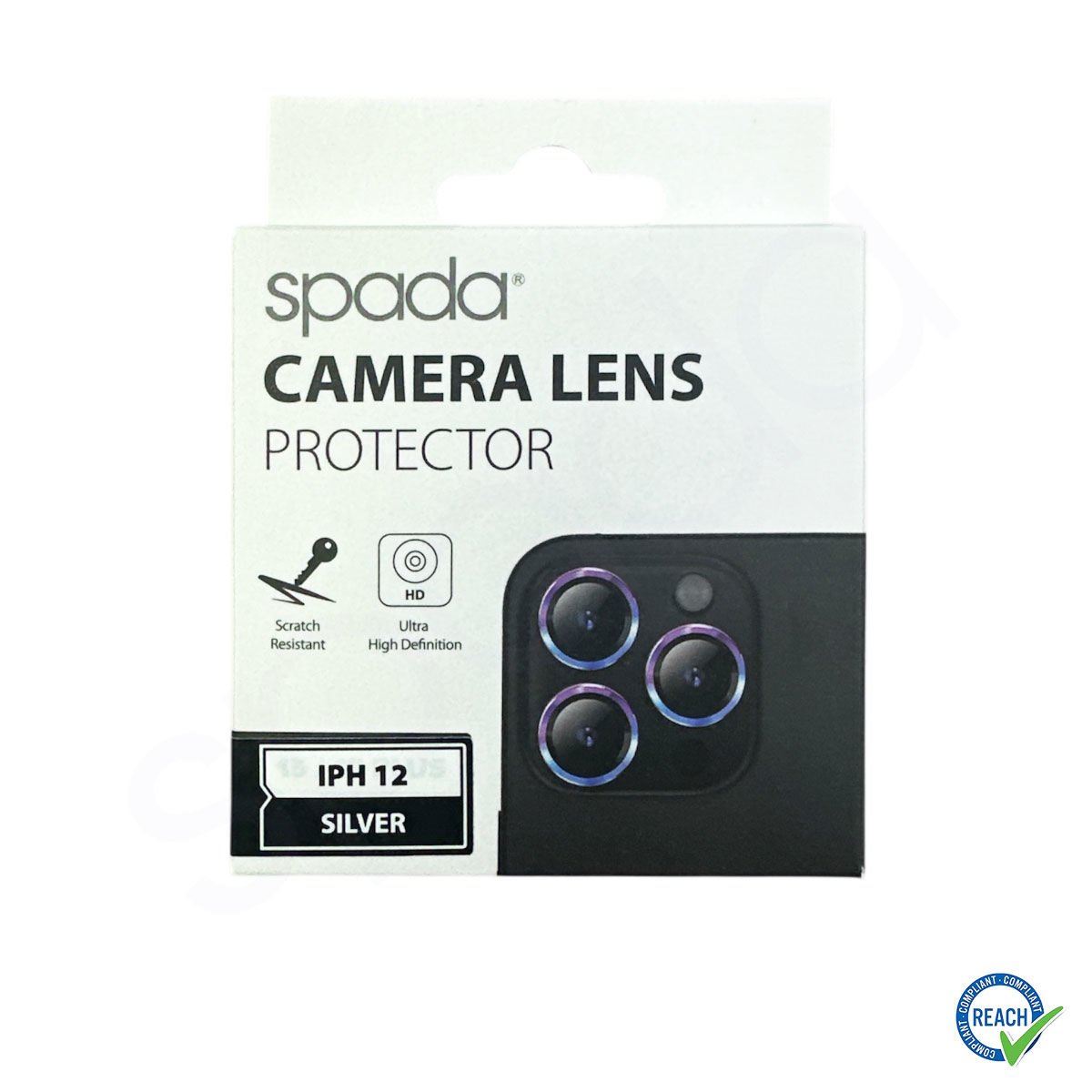 iPhone 12 Mini Spada Kamera Lens Koruyucu - Silver