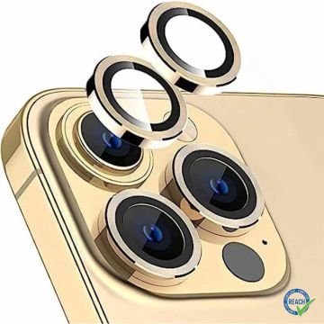 iPhone 12 Pro Spada Kamera Lens Koruyucu - Gold