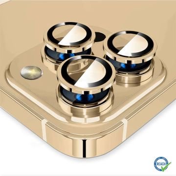 iPhone 12 Pro Max Spada Kamera Lens Koruyucu - Gold