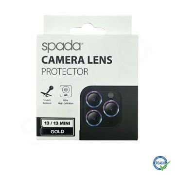 iPhone 13 Mini Spada Kamera Lens Koruyucu - Gold
